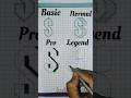 how to draw S letter #art #drawing #craft #satisfying #shorts