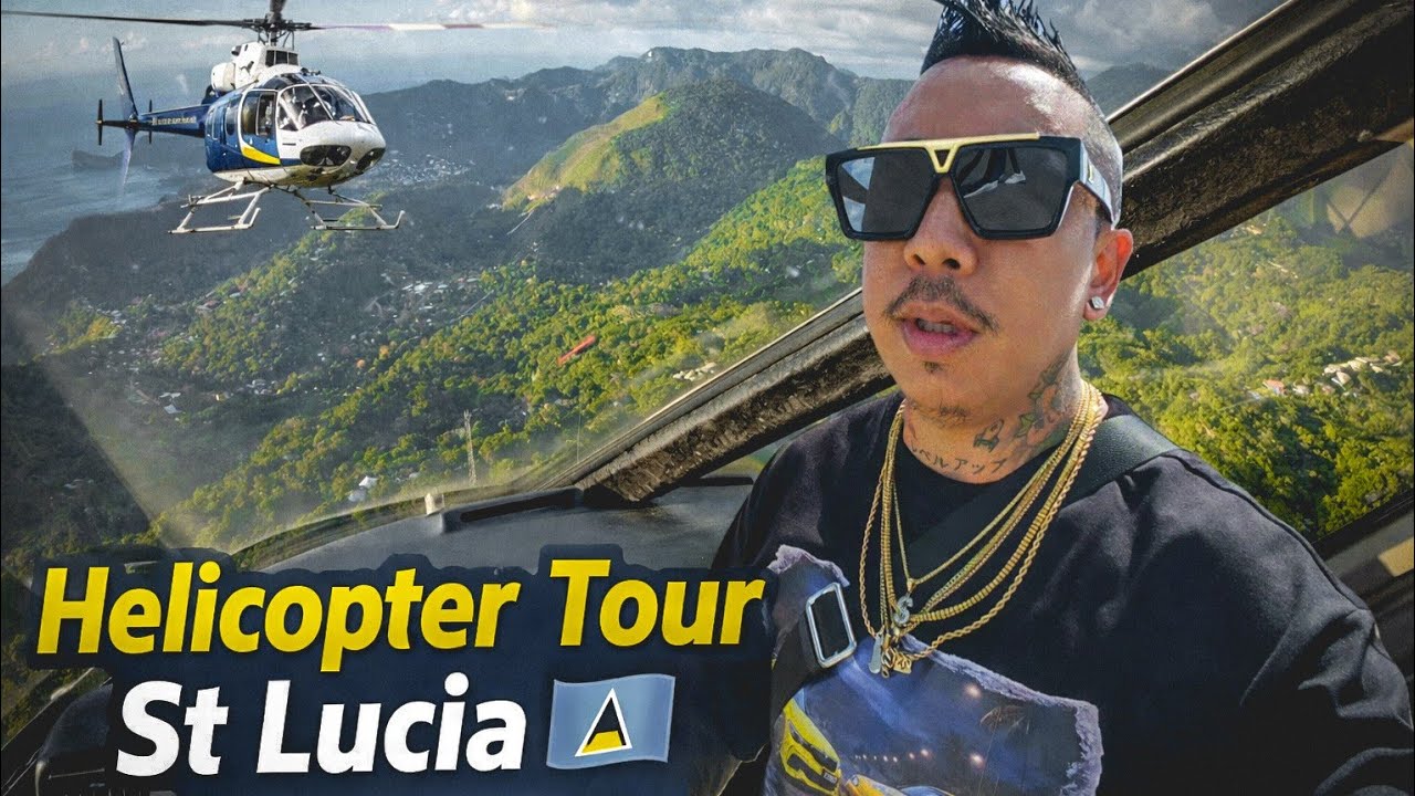 Great Experience with the Helicopter Tour in Saint Lucia 🇱🇨 From Vieux Fort to Castries