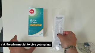 ماء غريب/الطريقة الافضل لاعطاء الدواء لطفلك //Gripe water/How to give your baby medication.