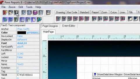 BCS Delphi XE Rave Report Tutorial