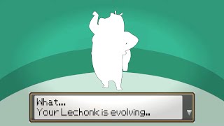 Lechonk Evolved into Lethicc