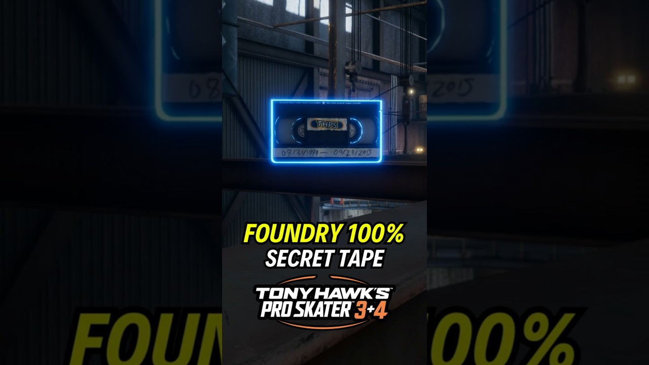 FOUNDRY SECRET TAPE | 100% GUIDE |💯Tony Hawk's Pro Skater 3 + 4 🏆