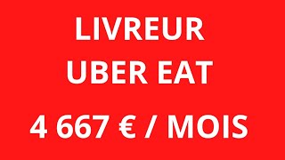 SALAIRE MOYEN D'UN LIVREUR UBER EAT / JUST EAT A GENÈVE EN SUISSE 😍