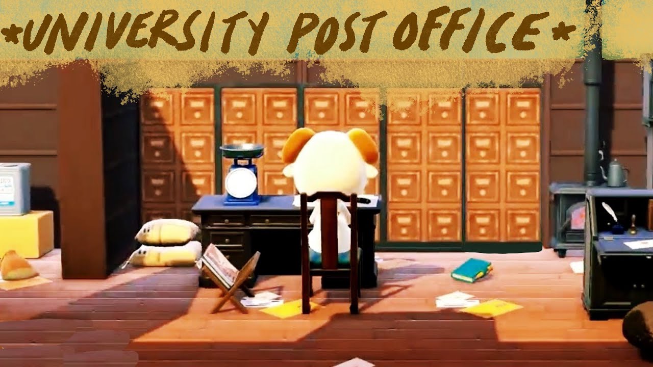 Building My CollegeCore Post Office ACNH Animal Crossing New