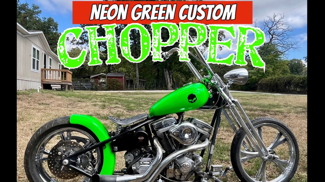 Custom revtech chopper - YouTube