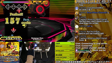 [DDR A20] エアタワ生放送 2019/12/13