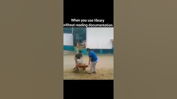 When you use library without reading documentation..