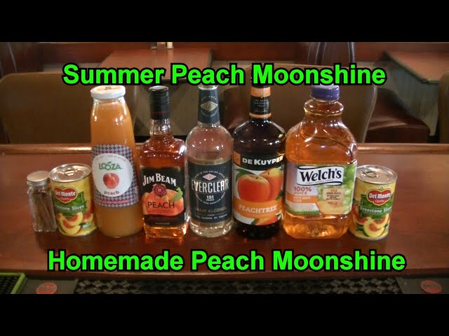 Peach Moonshine Recipe Best Easy