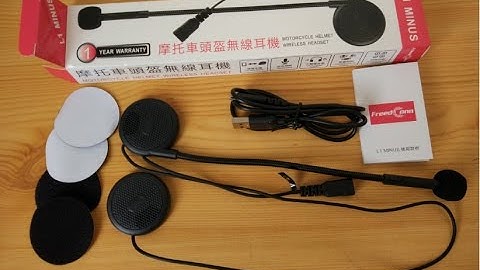 Unboxing Freedconn L1 MINUS Bluetooth Helmet Motorcycle
