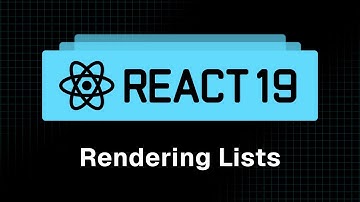React 19 Tutorial - 11 - Rendering Lists