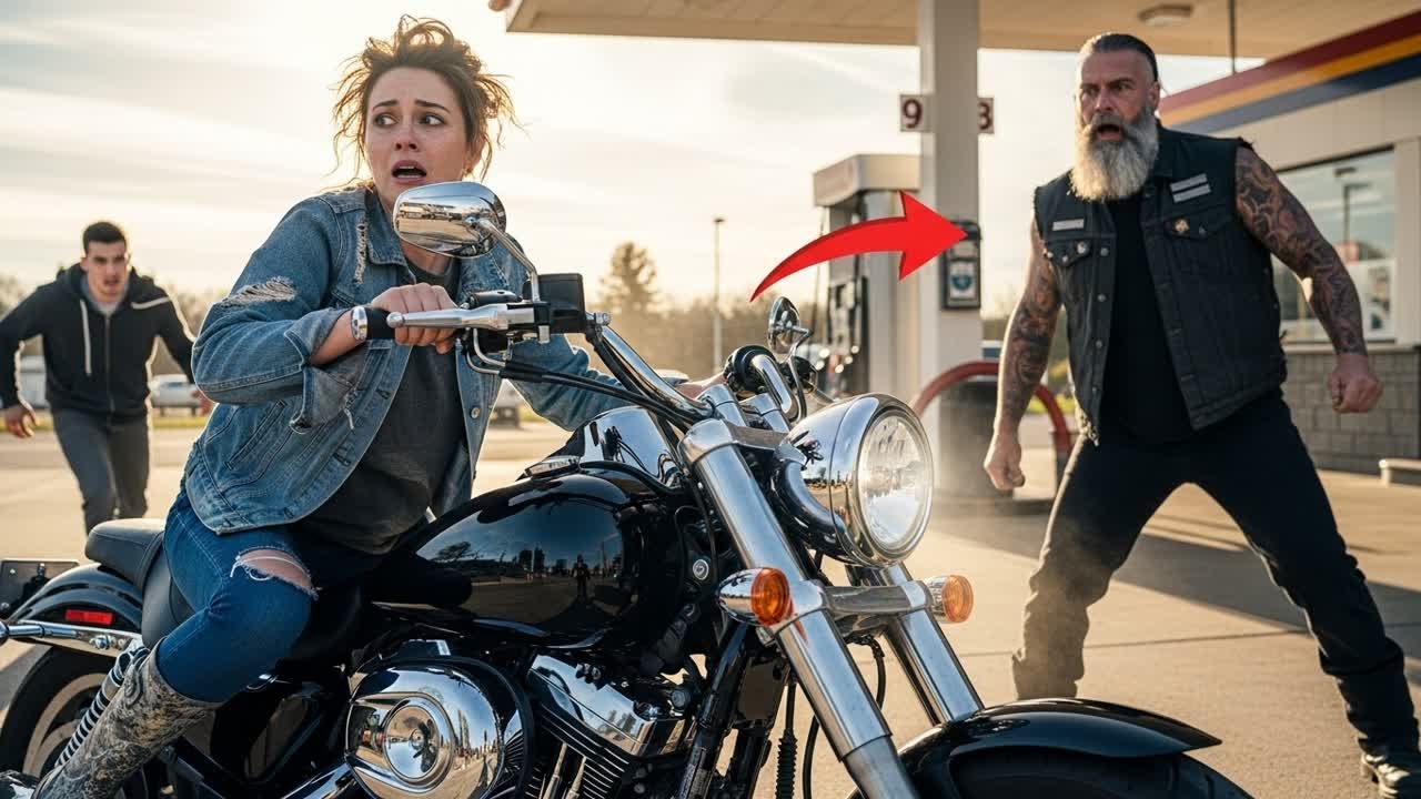 She Slipped Into a Motorcycle to Escape Her Ex — Not Knowing It Belonged to the Biker President