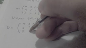 LU Decomposition method for solving systems of linear equations (part1)