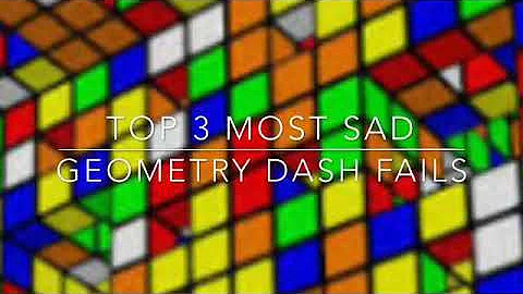 Top 3 Saddest Geometry Dash Fails [Phantom GD]