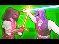 MULTIPLAYER STAR WARS LIGHTSABER DUELS - Blade and Sorcery VR Mods (U8 Gameplay)