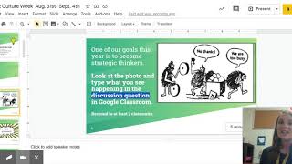 Week 2 Culture Week Aug. 31st- Sept. 4th - Google Slides