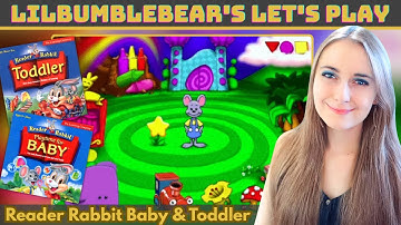Reader Rabbit Baby (1999) & Reader Rabbit Toddler (1997) | Full Gameplay Compilation