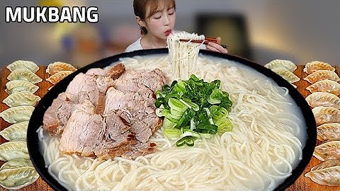 ASMR 제주도는 못가니까 직접만든 고기국수 겉절이 김치/고기만두 먹방 Meat Noodles Kimchi/Meat Dumpling MUKBANG