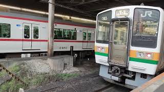 211系と2200系2231F
