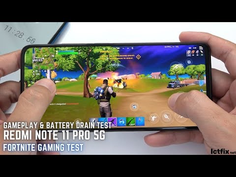 Redmi Note 11 Pro 5G test game Fortnite Mobile | Snapdragon 695, 120HZ Display