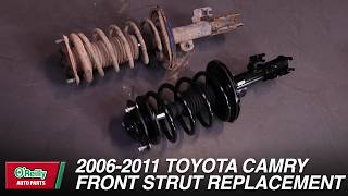 How To Remove and Replace the Front Strut Assemblies on a 2006-2011 Toyota Camry
