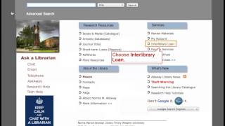 Requesting a Book from another Library