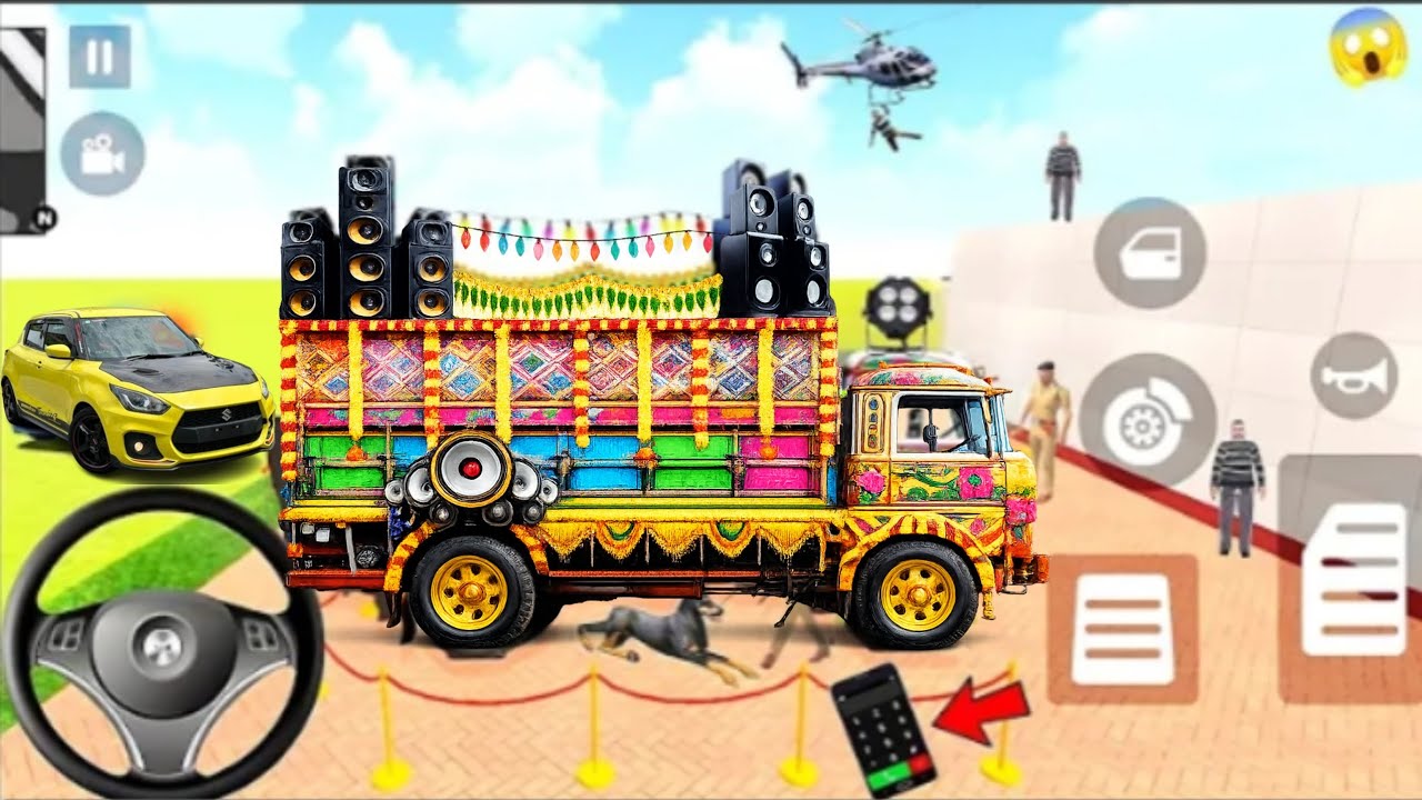 Purchase modified dj 🤑truck delivery 🥳 #franklin #indiantheftauto #indianbikedriving3d #funnygaming 