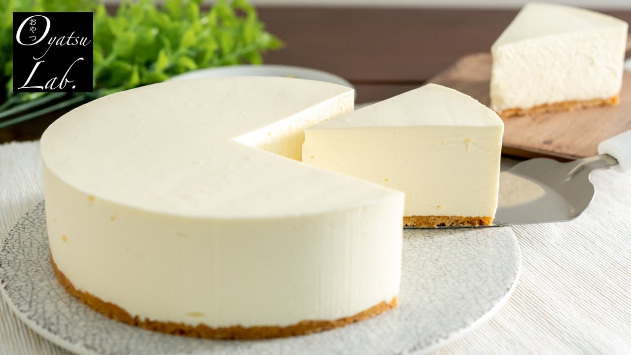 割れない 生クリームなしでも濃厚 スフレチーズケーキの作り方 Japanese Souffle Cheesecake Oyatsu Lab Youtube