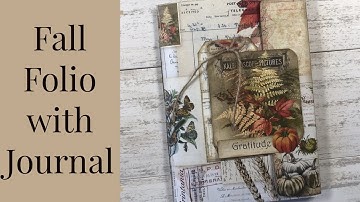 Tutorial Envelope Fall Folio and Journal Part 1 LineDotArrow & RachandBella Crafts Dt Collab Project