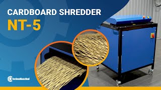 Cardboard Shredder “NT-5” — processing cardboard into packaging material screenshot 2