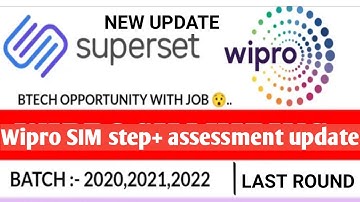 Wipro SIM step plus assessment update. #codeclub #wipro #wipro_news