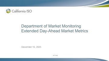 Dec 15, 2025 - Department of Market Monitoring Extended Day-Ahead Market Metrics