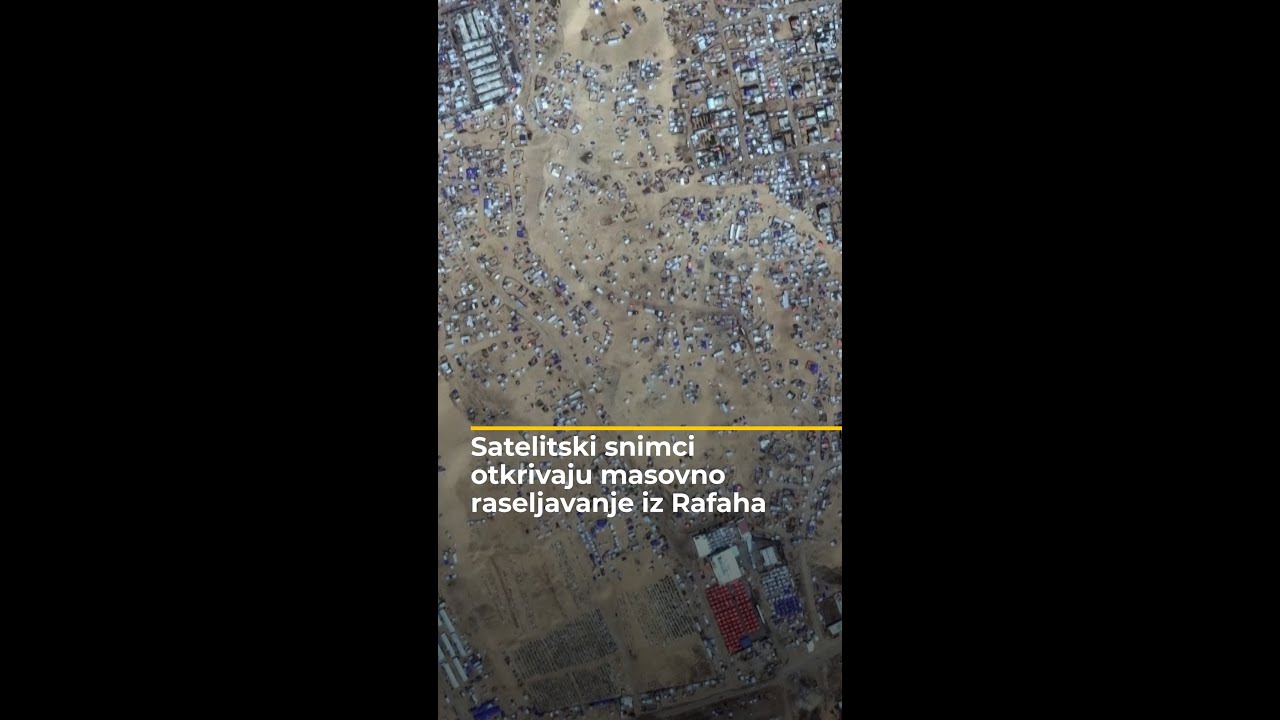 صور الأقمار الصناعية تكشف عن إزاحة جماعية من رفح