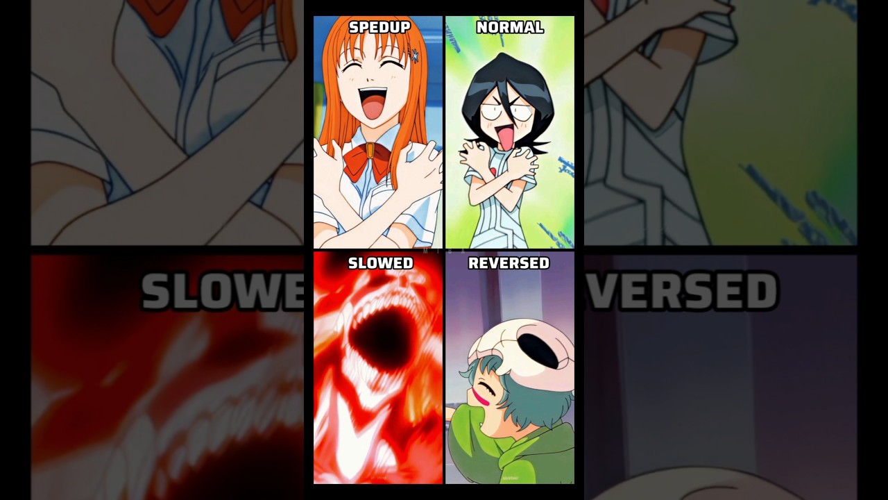 Bohahaha Laugh Normal Vs Speed UP Vs Slowed. Bleach Anime 