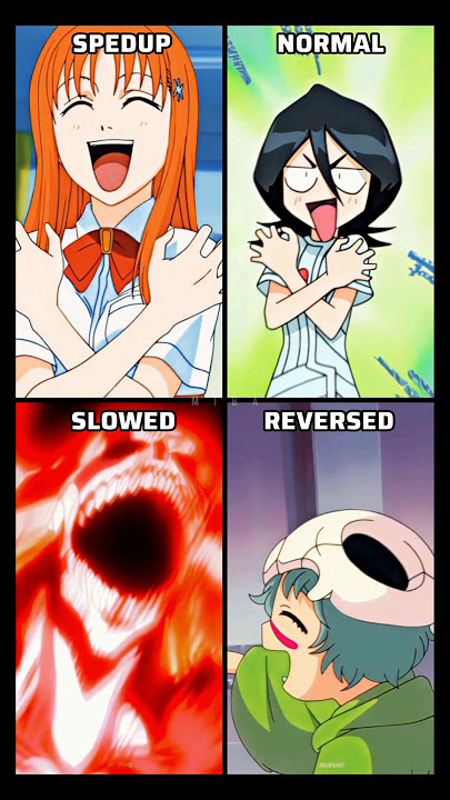 Bohahaha Laugh Normal Vs Speed UP Vs Slowed. Bleach Anime #anime #memes #shorts