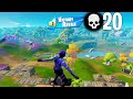 High Elimination Solo vs Squads Win Gameplay Full Game Season 7 (Fortnite PC Controller)