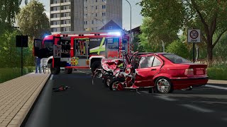 FS22:Nesreče v cestnem prometu Road traffic accidents with  @bluegamers896