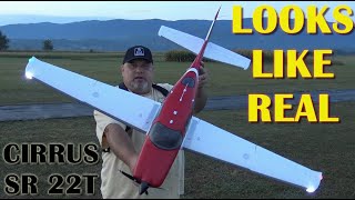 EFlite CIRRUS SR22T 1.5m BNF Basic SMART with AS3X and SAFE Select RC plane Maiden flight