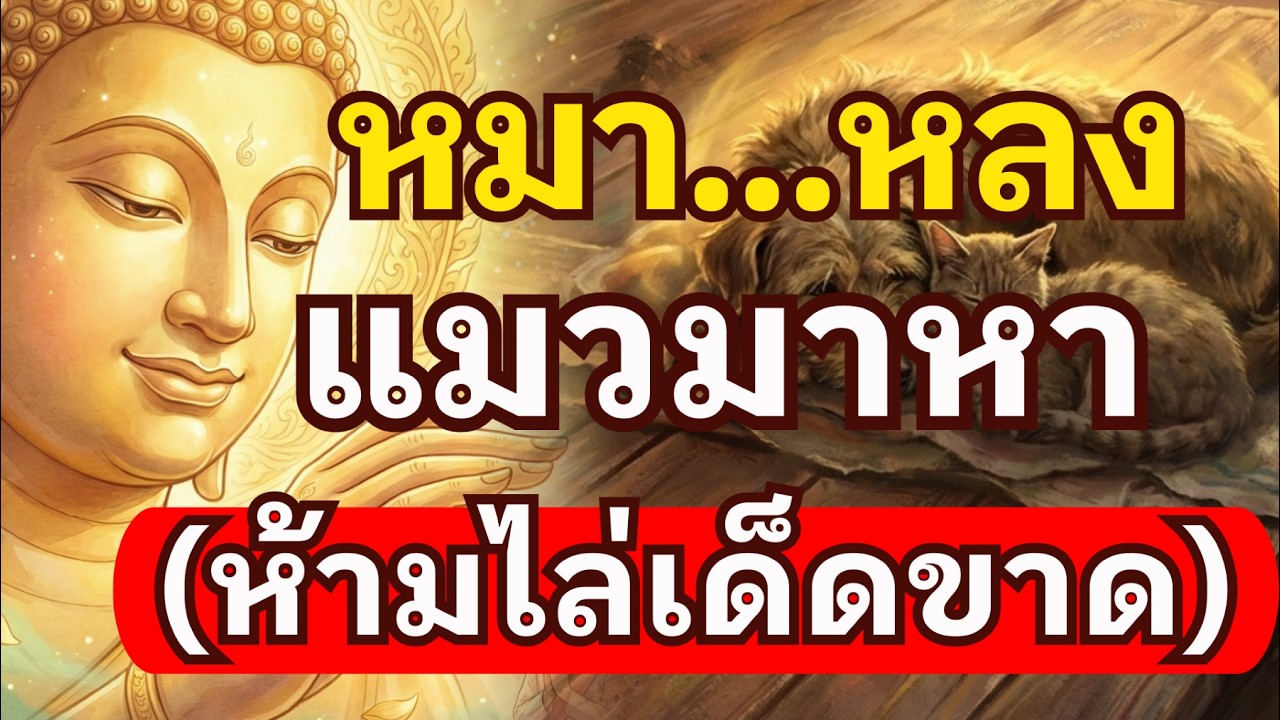 หมา...หลง แมวมาหา (ห้ามไล่เด็ดขาด) เผยเหตุผลตามความเชื่อโบราณที่ต้องรู้