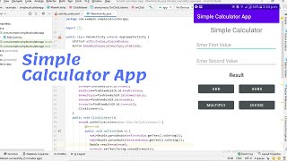 How to Create a Simple Calculator App using Android Studio | Calculator app tutorial screenshot 4