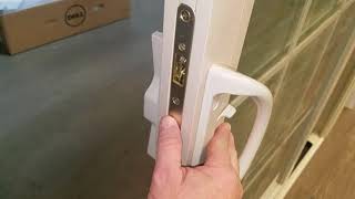 WinDor Patio Door  Lock Adjustment