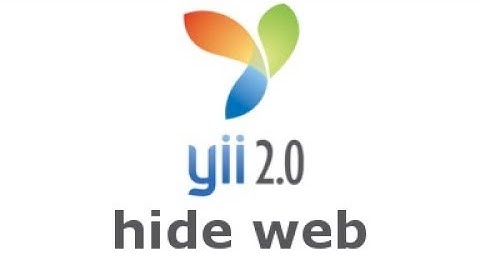 Hide or remove basic/web in Yii 2