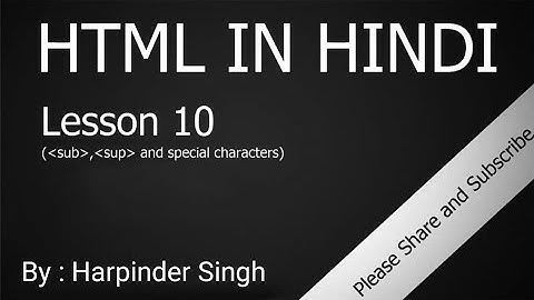 superscript,  subscript and special symbols in HTML