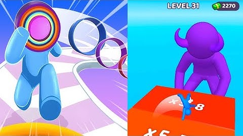 Layer Man 3D ASMR | Big Head Run & Level Up Gameplay