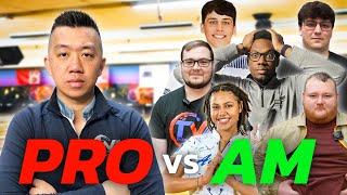 Can 6 Amateur Bowlers Beat A Professional