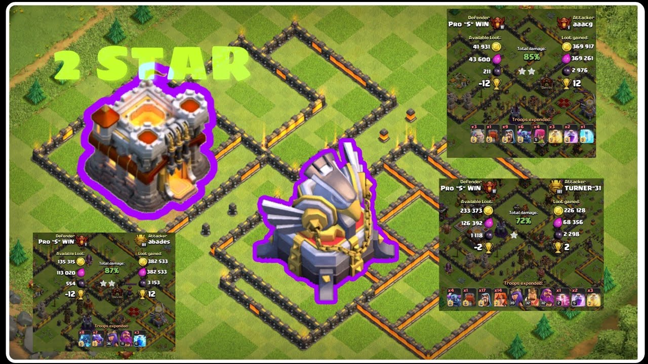 Th 11 Best Top Base With Attack Reply & Base Link on The Description ...