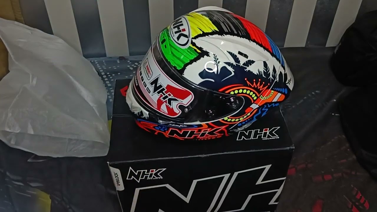 HOT UNBOXING!!! Helm NHK GP-R TECH STREET REMY GARDNER Moto2 WORLD CHAMPION  LIMITED EDITION! - YouTube