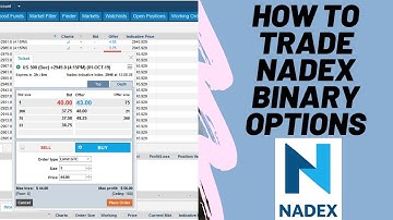 Nadex !!! How To Day Trade Nadex Binary Options:  Part 1