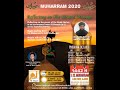 Muharram 2020   11th muharram majlis from al noor institute maulana sayyid haider hasnain