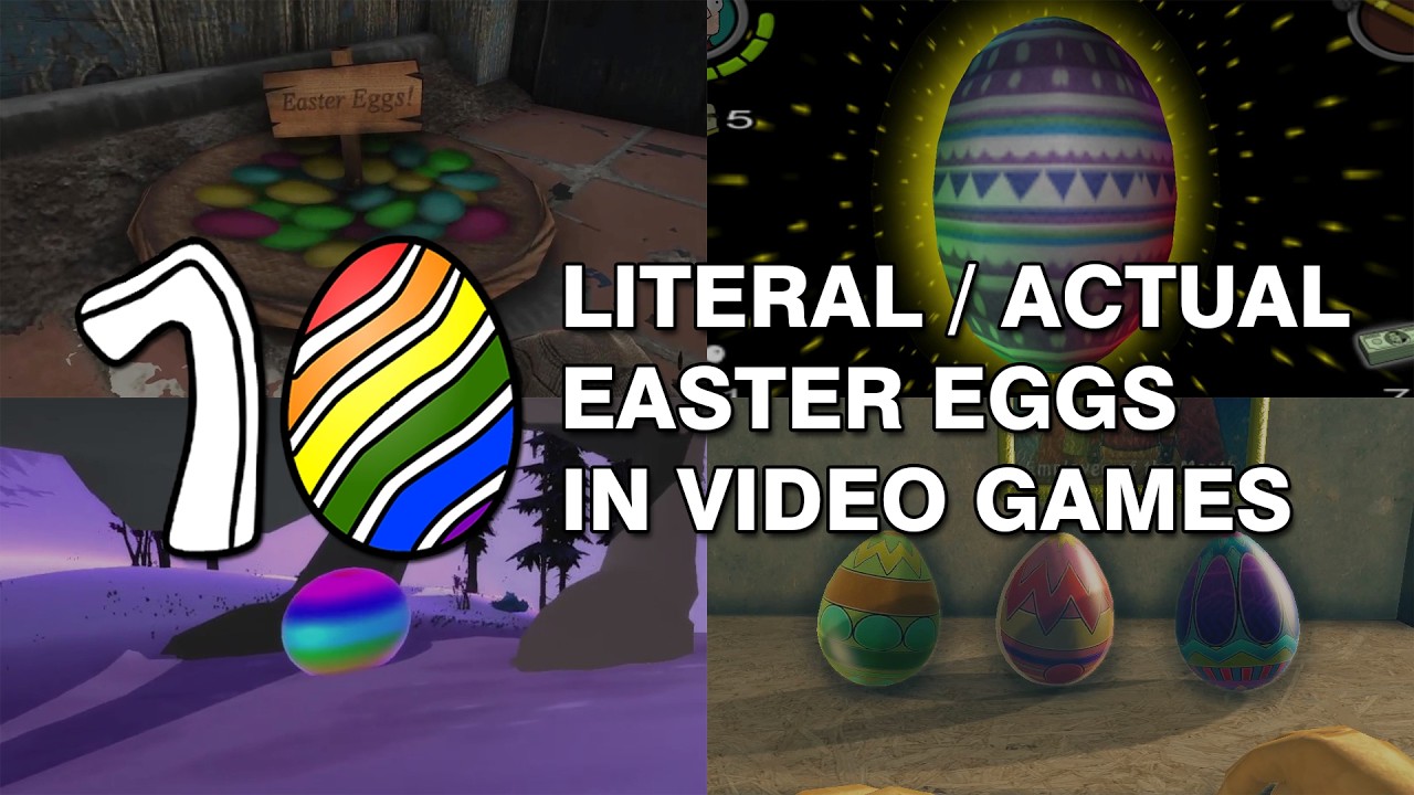 10 Literal / Actual Easter Eggs in Video Games