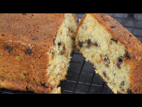 Chocolate Chip Banana Cake | Craving for Baking
